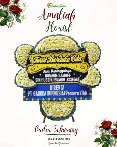Papan Bunga Duka di Banyubiru