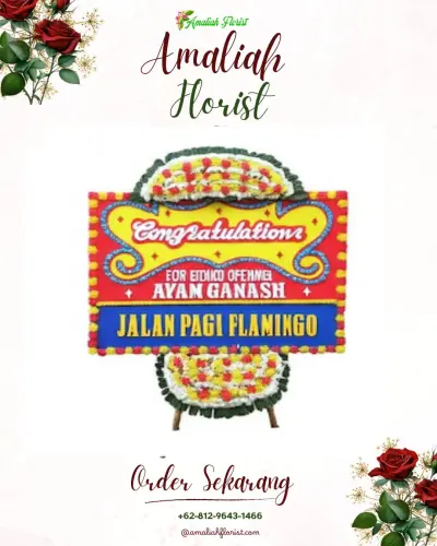 Bunga Papan Congratulation di Banyubiru